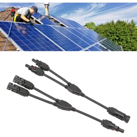 Solar-Y-Verbinder für 2-zu-1-Photovoltaikmodule, Parallelkabel mit PPO-Adapter, IP67, MFF FMM 30 cm, Set mit 2 Verbindern