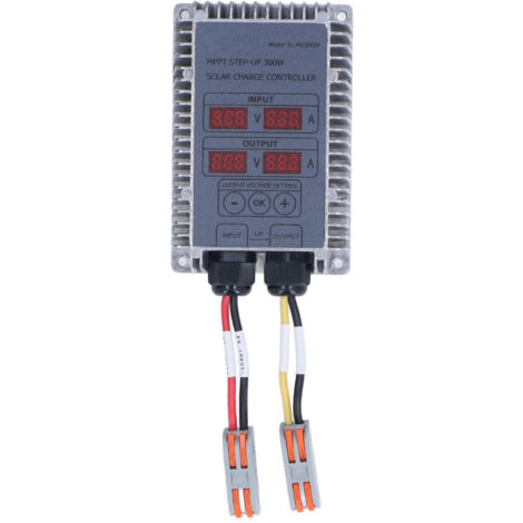 Solarbatterie-Laderegler Boost MPPT-Spannung einstellbar wasserdicht mit Display 24-85V 300W