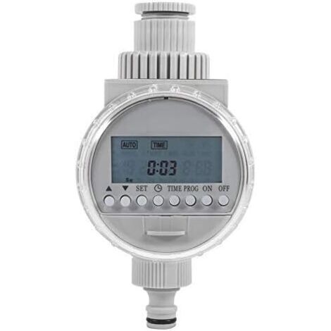 Solarbetriebene Bewässerungsuhren mit LCD-Bildschirm, wassersparend für Garten und Haus, Zubehör für die automatische Bewässerungssteuerung