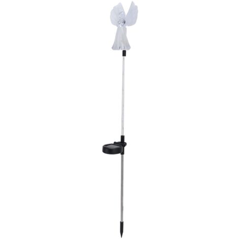 Solarbetriebene, einzigartige und realistische, leistungsstarke dekorative Rasenlampe mit Engelsmotiv für Familien, geeignet für Rasenflächen, Höfe, Plätze und Parks.