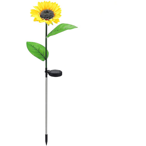 Solarbetriebene LED-Sonnenblumen-Gartenleuchte, Gartendekoration, IP65 wasserdichte Simulation, Angebot