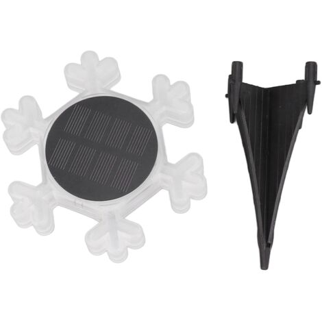 Solarbetriebene Schneeflocken-Gartenleuchte, IP65 wasserdicht