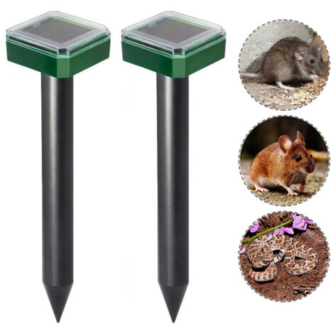 solarbetriebene Ultraschall-Abwehrgeräte für Maulwürfe, Mäuse, Schlangen, Nagetiere, Gärten, Mücken und Vögel