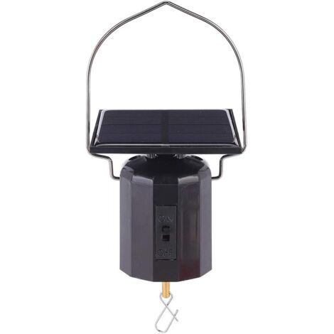 Solarbetriebener Drehmotor, umweltfreundlicher solarbetriebener Motor, Windspiel-Ornament, hängender Drehmotor für Windturbine und Windspiel