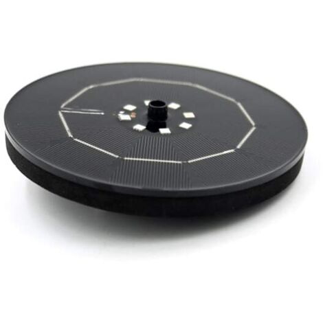 Solarbetriebener Springbrunnen mit Batterie, 16 cm