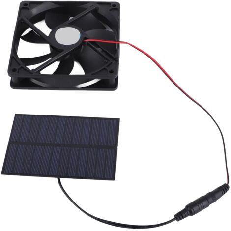 Solarbetriebenes Belüftungsset 3W mit wasserdichtem Design für Gewächshäuser, Hühnerställe, Schuppen