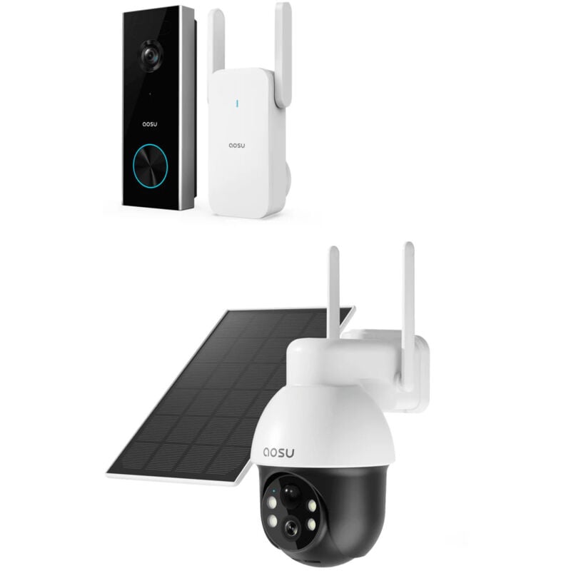 SolarCam D1 se + Sonnette vidéo Pro