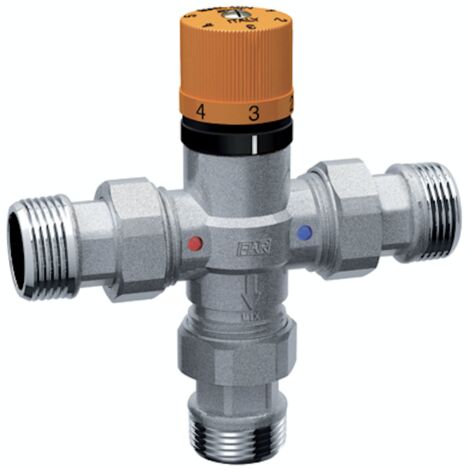 SOLARFAR - Miscelatore termostatico cromato per impianti solari FAR 3955  1/2"