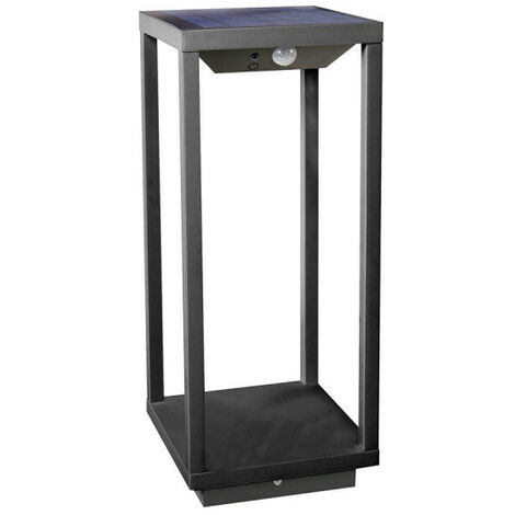 SOLARINO 34 lum mobile ext solaire anthracite LED 2,2W 3000K IP54 détecteur (1003471)