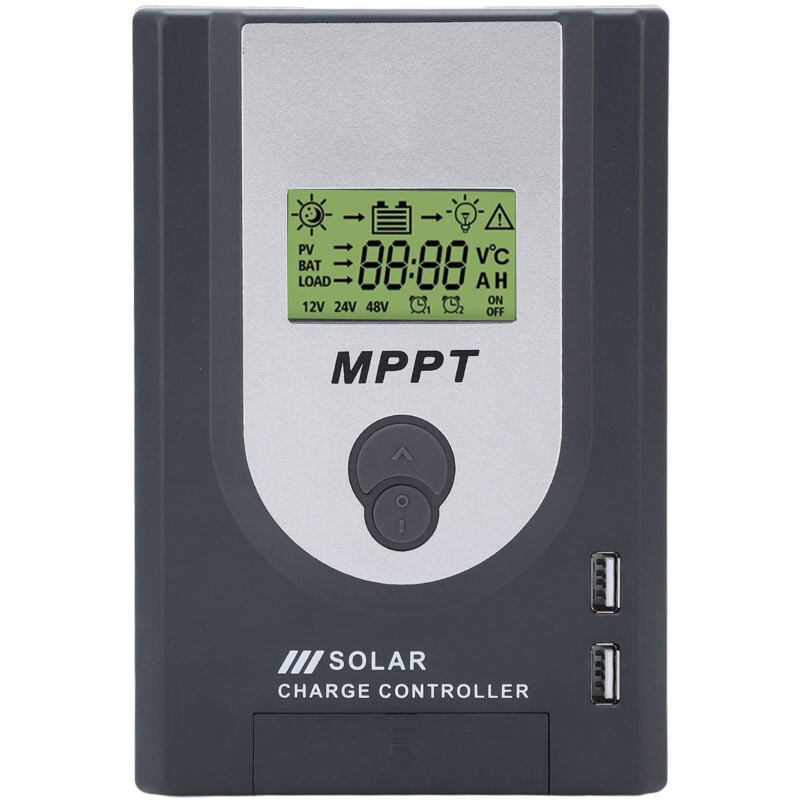 Image of Ej.life - Solarladeregler, 20A mppt Solarladeregler Regler 260W 12V 520W 24V Parameter Einstellbare Temperaturerkennung FüR Wohnmobile Yachten