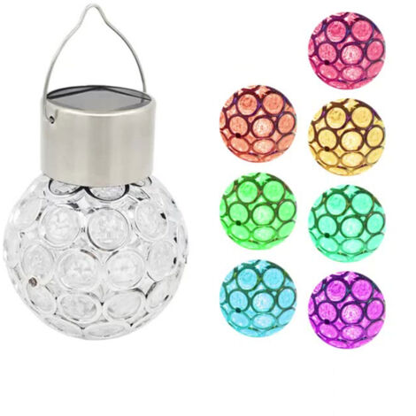 Solarlampe – Amorphes Silizium – PVC – 8 x 8 x 10,5 cm – 130 g – Automatische Beleuchtung
