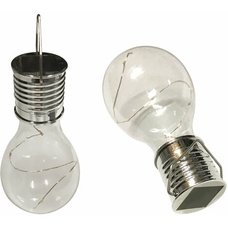Solarlampe Juno Fünf weiße LEDs mit Mondlicht -Clear Twilight Sensor