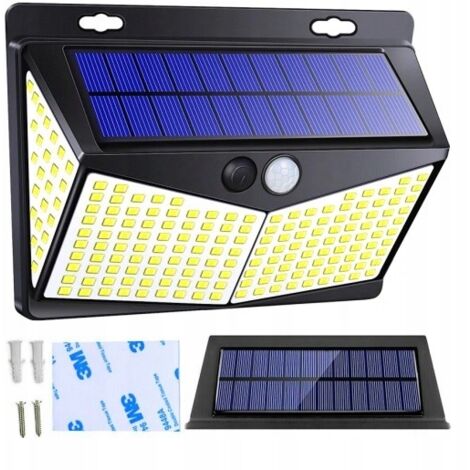 SOLARLAMPE MIT DÄMMERUNGSBEWEGUNGSSENSOR 212 64W