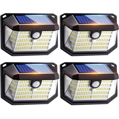 Solarleuchte für den Außenbereich, [230LED+2000LM+270°] Solarleuchte für den Außenbereich, 3 Modi Solarleuchte für den Außenbereich mit Bewegungsmelder, 2200mAh IP65 Solarstrahler für den Außenbereich