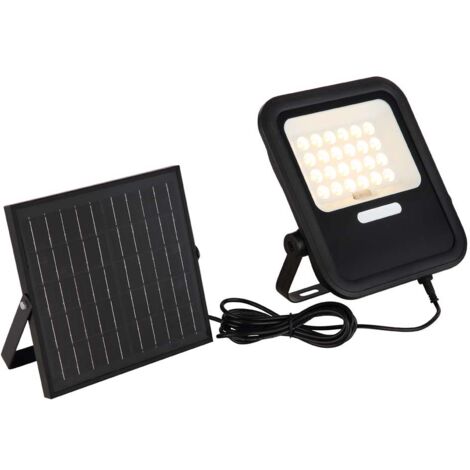 Solarleuchte Wandstrahler Außenlampe LED dimmbar Timer beweglich Fernbedienung