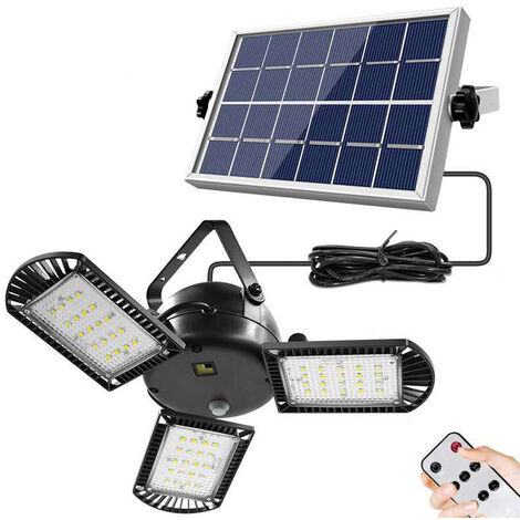 30/40/60LED Solarlampe Solarleuchte mit Bewegungsmelder Sensor Gartenlampe IP65 