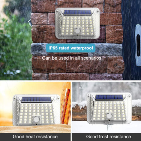 Solarleuchten für den Außenbereich, Garten, Körpersensor, wasserdicht, Beleuchtung für Zuhause