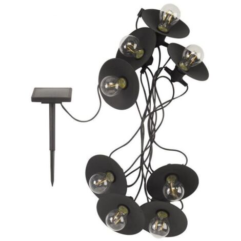 Solarlichterkette 'Vintage', bronze, Länge 550 cm