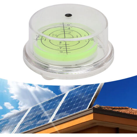 [Solaroptimierungsgerät] [Werkzeuge] Tragbarer ABS-Solarwinkelmesser – Sonnenfinder mit Lichtanzeige für Solarpaneele