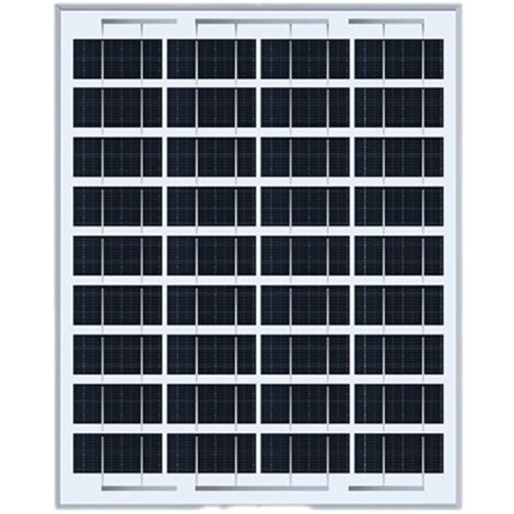 Solarpanel, 20 W, 18 V, 350 x 550 mm, schwarz
