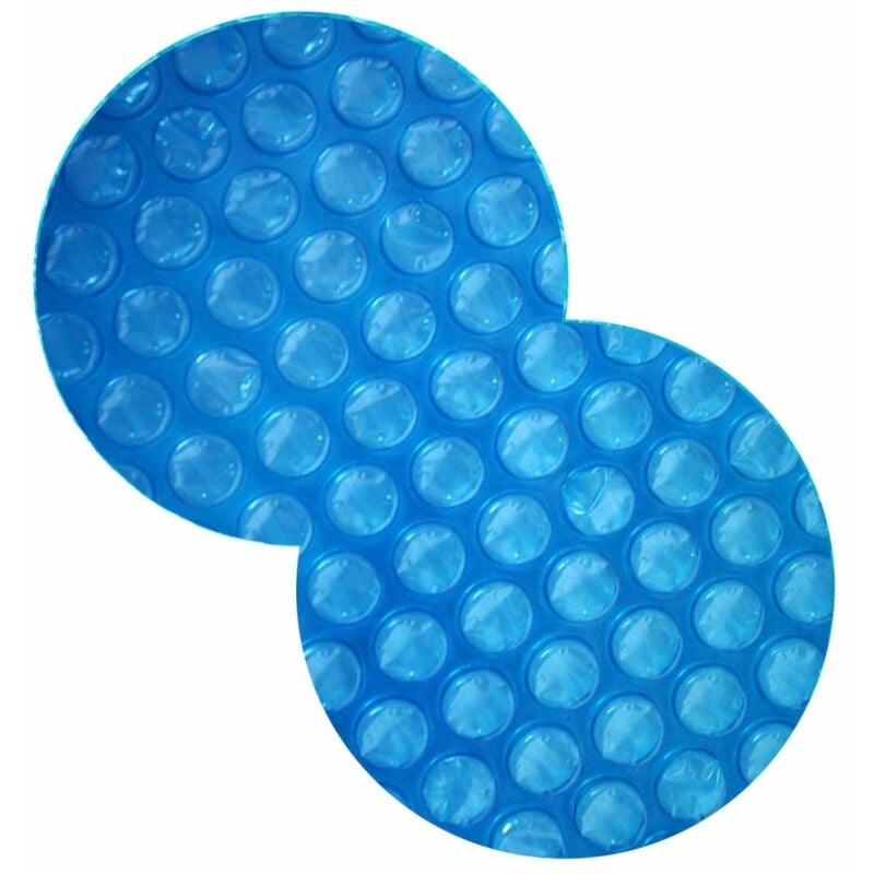 Evolution - Solarplane Achtform 350x540cm light-blue 400µm Erwärmung Solarfolie Isolierung
