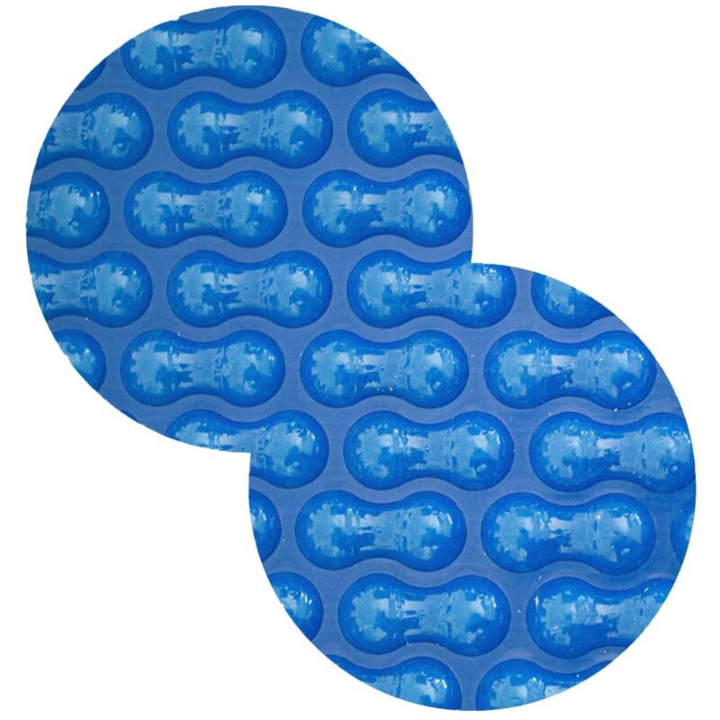 Bâche solaire forme huit 320x525cm revêtement polyester 400µm Geobubble stable