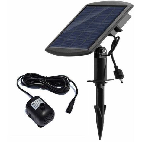 Solarpumpe, 1,8-W-Solarbrunnenpumpe, Solarpumpe für den Außenbereich, z. B. für Vogeltränken