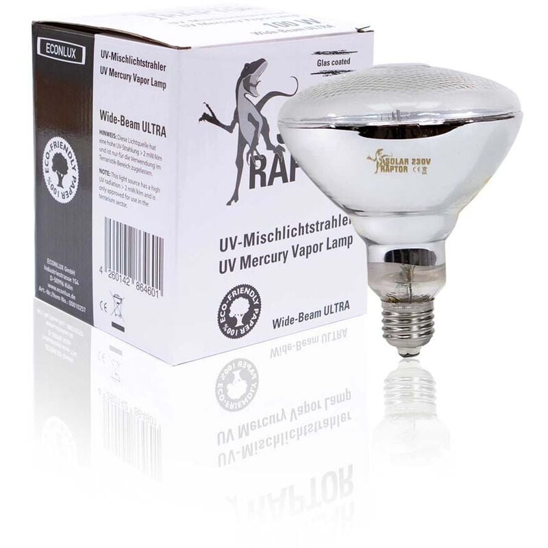 SolarRaptor UV-Mischlichtstrahler (MVL) - 100 Watt PAR38