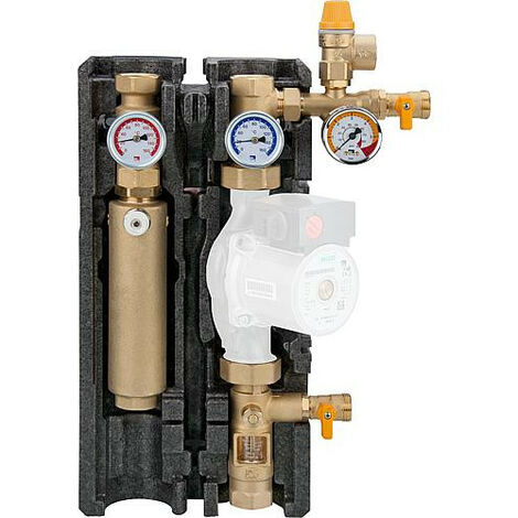 Solarstation DN25 FlowCon MAX-FA Debitmetre de fluide 5-40 l/min sans pompe, avec Air stop