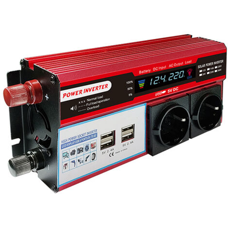 150W Auto Wechselrichter - Tragbar Mit 2 USB-C Anschlüssen