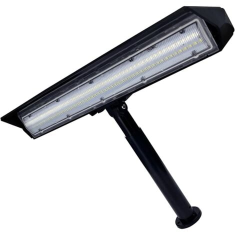 SOLARSYS Projecteur Solaire pour Signalisation IP65, 160 Lumens, 5200mAh, Allumage Automatique, PC+ABS Résistant aux UV - pour Enseignes, Numéros de Rue & Panneaux