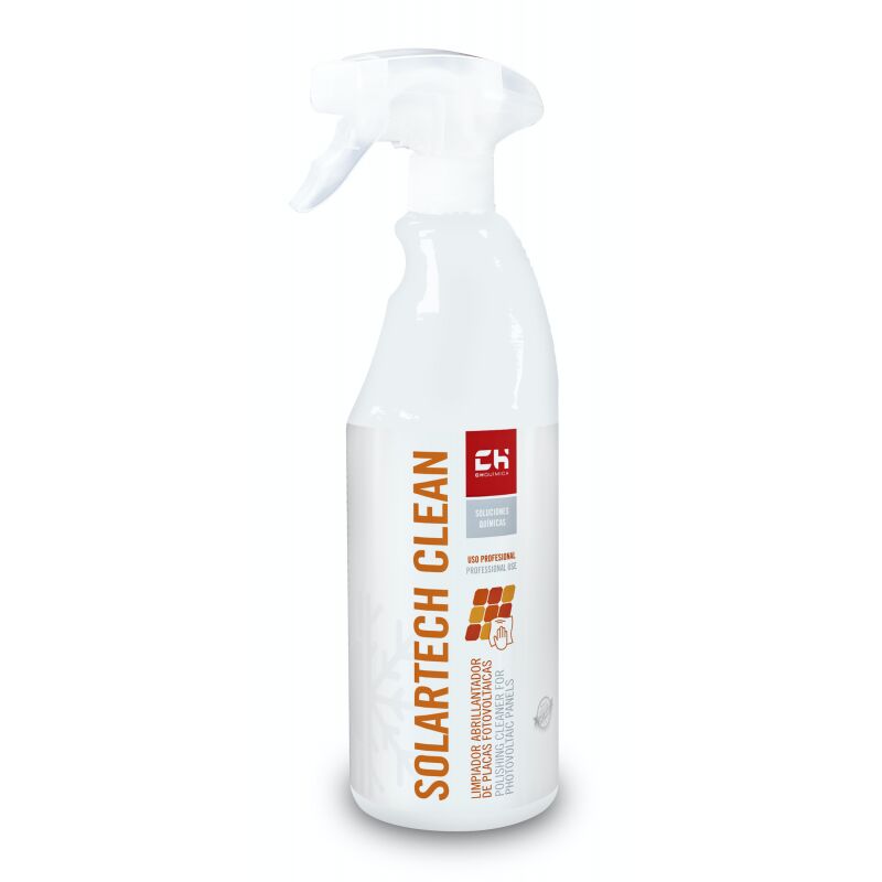Solartech Clean 750ml Limpiador Abrillantador Sistemas Solares