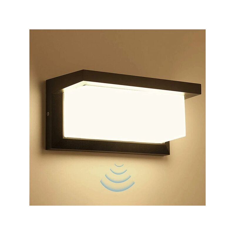 Solcell vägglampa utomhus modèle solaire grande lumière chaude lampe murale à cellules solaires induction du corps humain