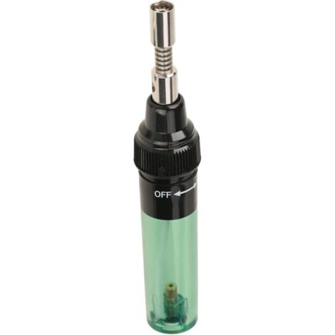 Soldador de gas, soplete de gas butano inalámbrico, soldador, bolígrafo de soldadura, herramienta 1300 (Verde)