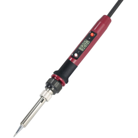 Soldador eléctrico profesional sin plomo de 80 W con pantalla LCD y temperatura ajustable, mini estación de soldadura.