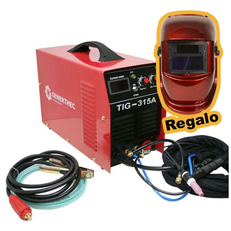 

Soldador Inverter TIG 315A Trifásico + Máscara de soldar Poker