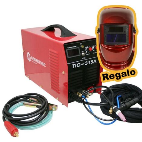 Soldador Inverter TIG 315A Trifásico + Máscara de soldar Poker