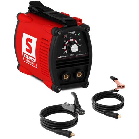 Soldador MMA - 160 A - 230 V - IGBT - ciclo de trabajo de 80 %