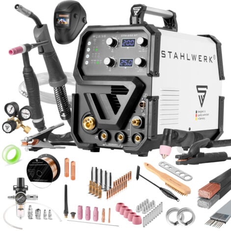 Soldadora combinada STAHLWERK 4 en 1 CTM-250 ST totalmente equipada