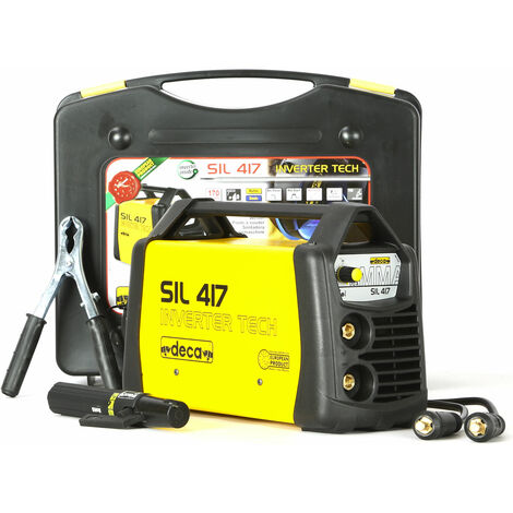 Soldadora inverter DECA SIL 417 170A - Amarillo