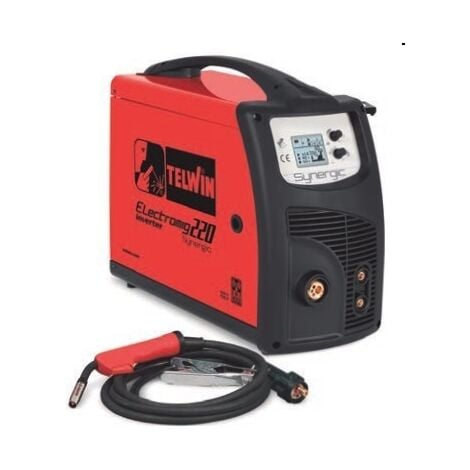 Soldadora inverter MIG-MAG/FLUX/BRAZING/MMA/TIG DC Lift TELWIN Electromig 220
