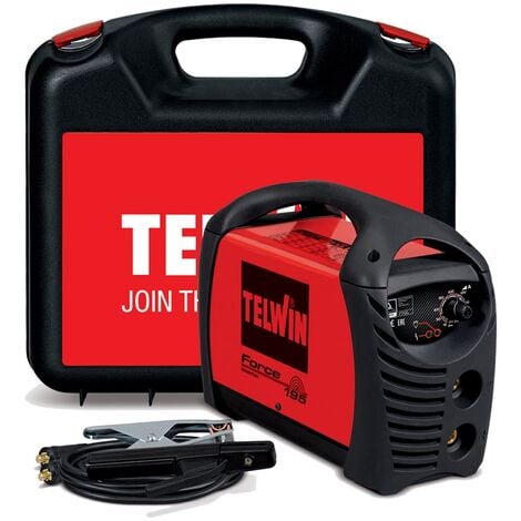 Soldadora inverter Telwin Force 195 815859-170A - Rojo