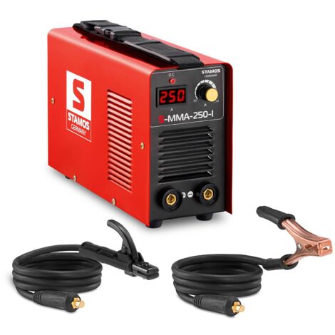 Soldadora MMA Equipo De Soldadura Por Electrodo Máquina Inverter VRD 250 A LED - Gris