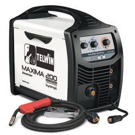 Soldadoras inverter de hilo MIG-MAG/FLUX/BRAZING TELWIN Maxima 200 Synergic
