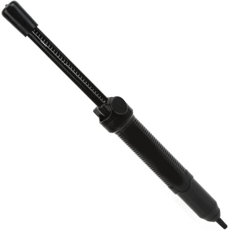 Solder Sucker, Durable and Practical Solder Sucker Pen, Convenient, Good Airtightness, Strong Suction, Manual Operation for Electronic Soldering(Black)