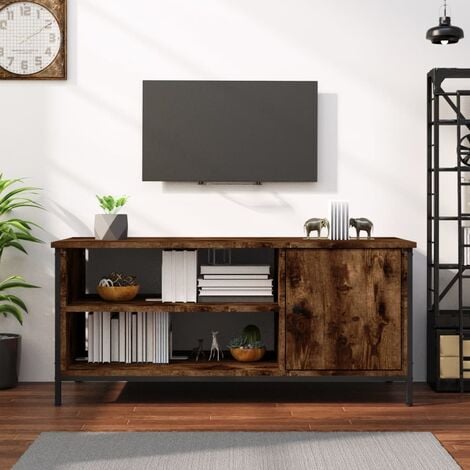 Robin - meuble bas tv contemporain salon/séjour 160x33x40cm - 2