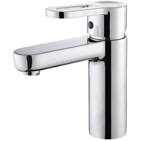 Soldes Robinet de salle de bains lavabo Get, mitigeur avec tirette de vidage, bonde incluse, robinet mousseur économique d'eau, installation facile