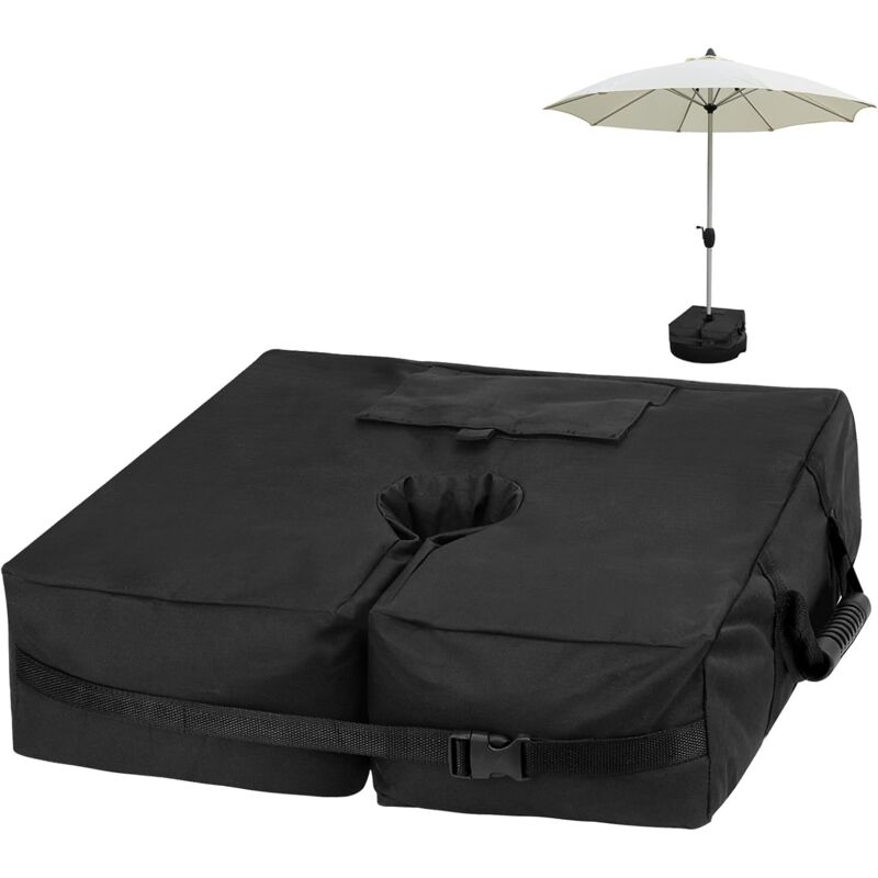 Soldes Sac de Poids de Base de Parasol détachable, jusqu'à 85 LB, Sac de Poids de Parapluie pour Sacs de Sable de Parasol en surplomb, Patio lesté,