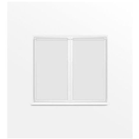 Soleil D Ocre – Brise bise blanc 70 x 120 cm – Voilage en polyester – Finition passe tringle – Lavable en machine à 30 degrés