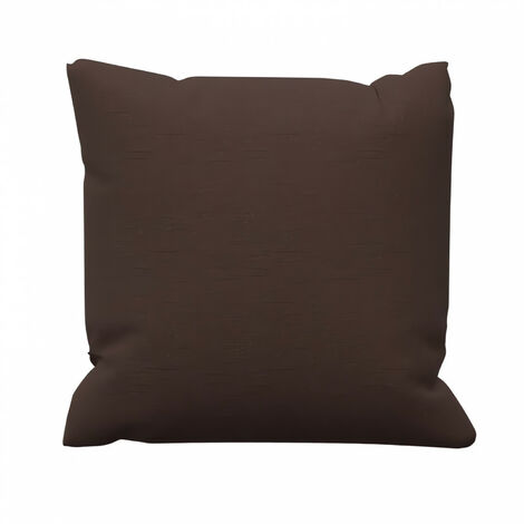 Soleil D Ocre – Coussin d'allaitement en coton 40x40 cm brun – Garnissage 100% polyester – Fermeture zip discrète – Lavable en machine à froid